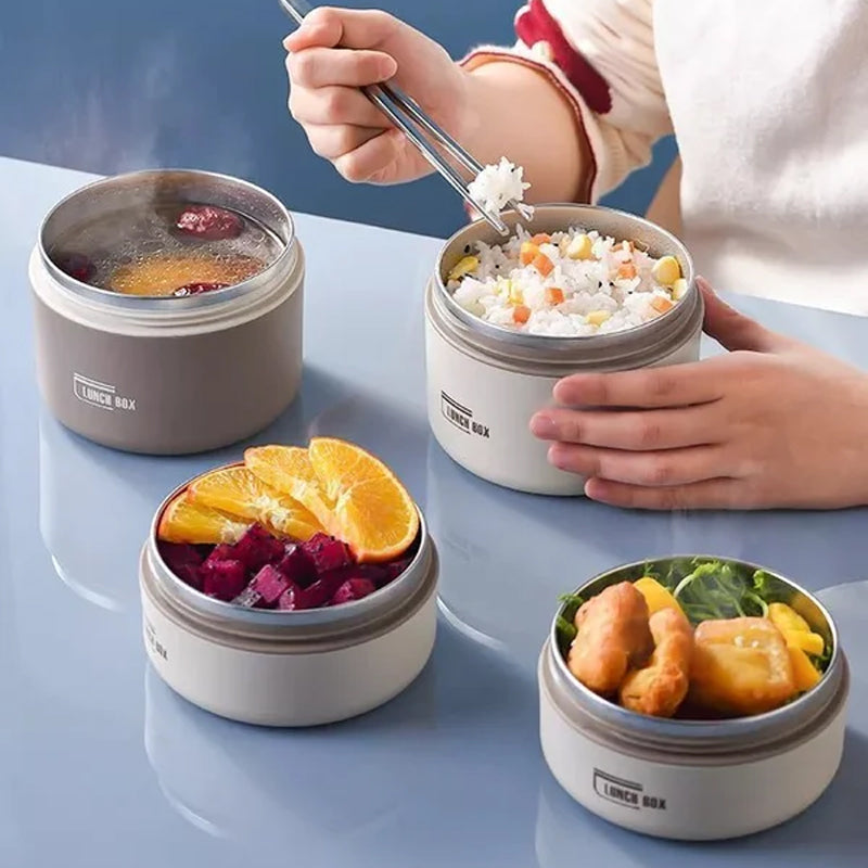 Emeja | ThermoBox Multi-Laags Geïsoleerde Lunchbox met GRATIS Draagtas