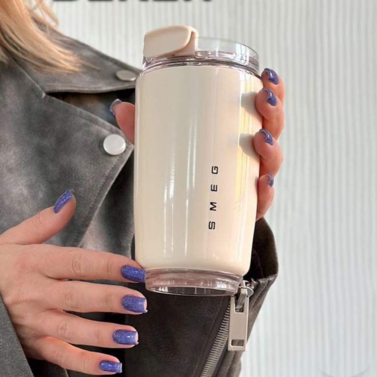 Emeja | Thermosbeker 500ml | Elegant, Duurzaam en Geïsoleerd | Roestvrij staal