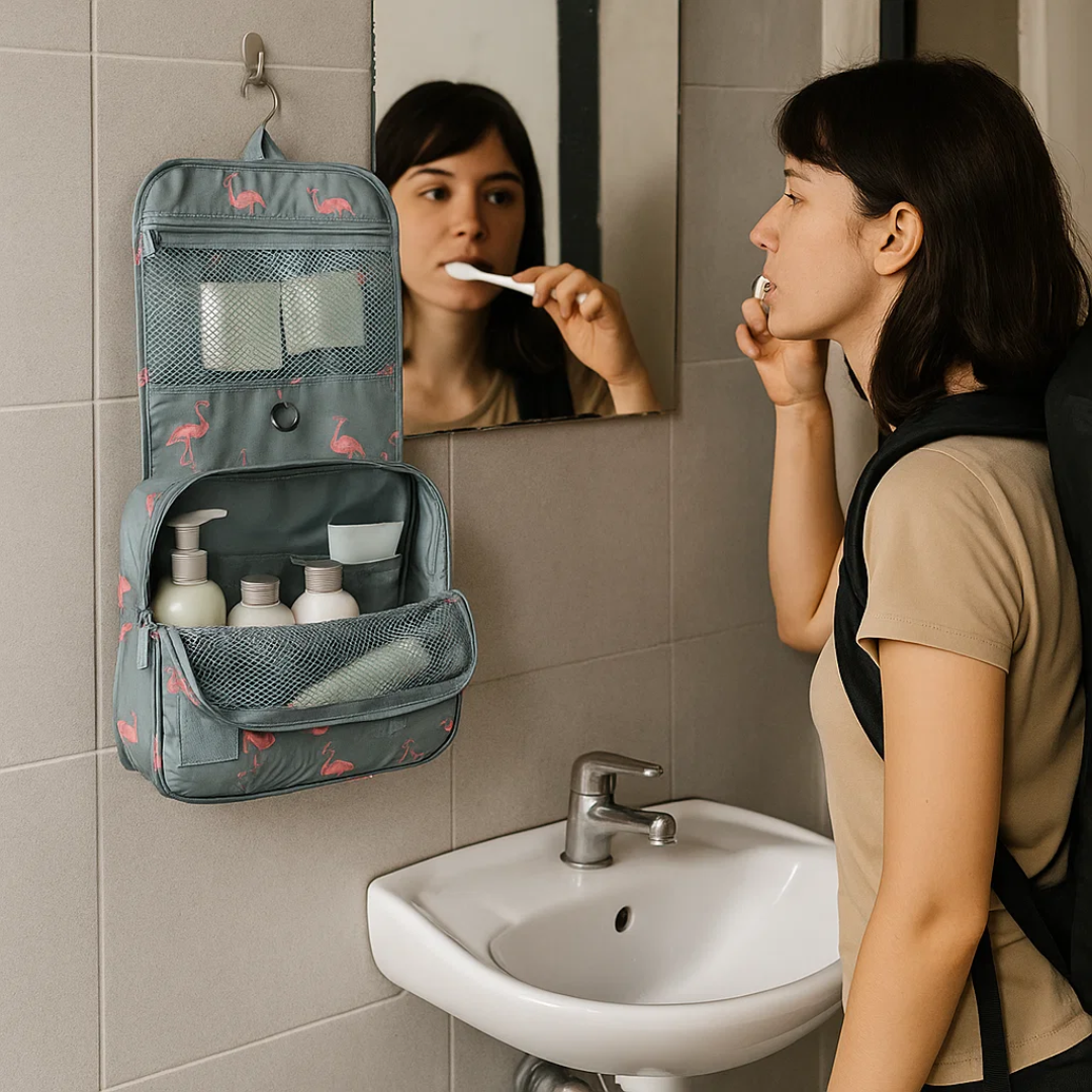 Emeja | TravelEase Toilettas | Waterdicht en Georganiseerd | Reizen