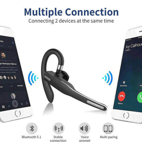 Emeja | Trucker Dual Mic Draadloze Bluetooth 5.1 Noise Cancelling Headset/Oordopjes
