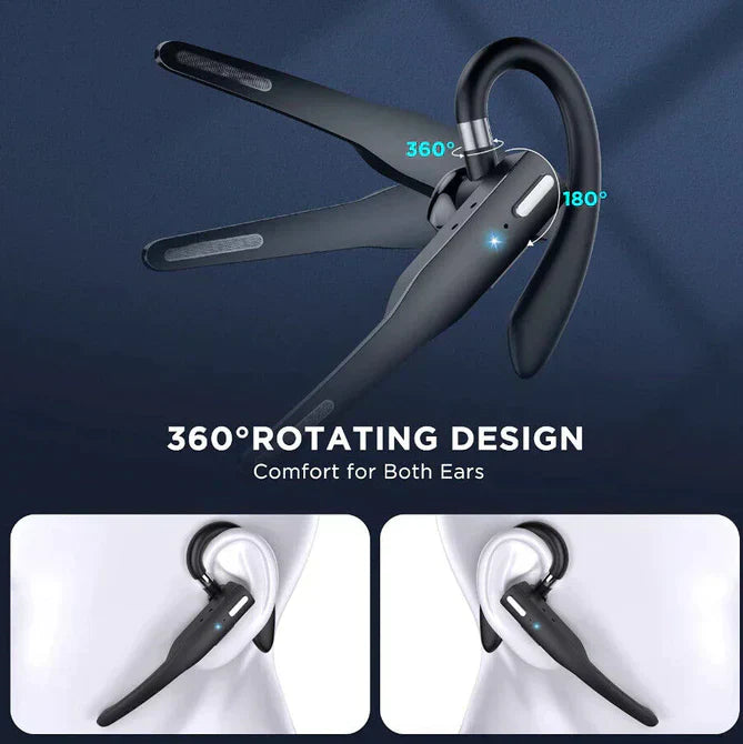 Emeja | Trucker Dual Mic Draadloze Bluetooth 5.1 Noise Cancelling Headset/Oordopjes