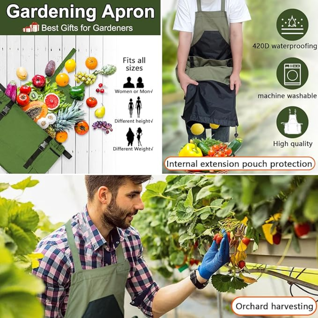Emeja | Tuin Schort met Verzamelzak