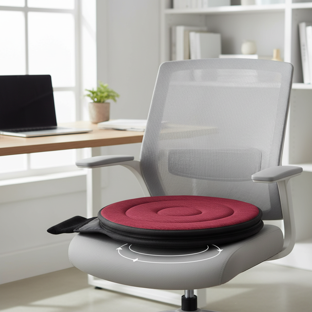 Emeja | TurnEase 360° Draaikussen – Comfortabel Draai Kussen voor Auto, Kantoor & Thuis