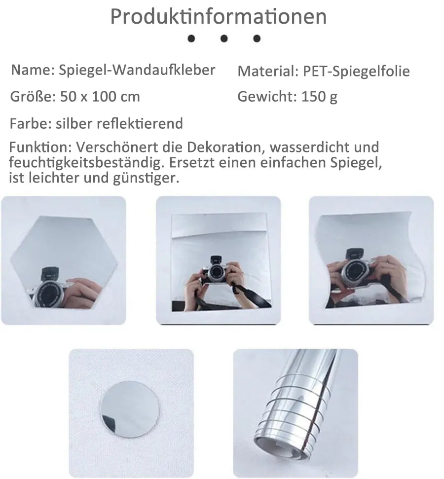 Emeja | Ultra-flexibele Spiegel - veilig en onbreekbaar