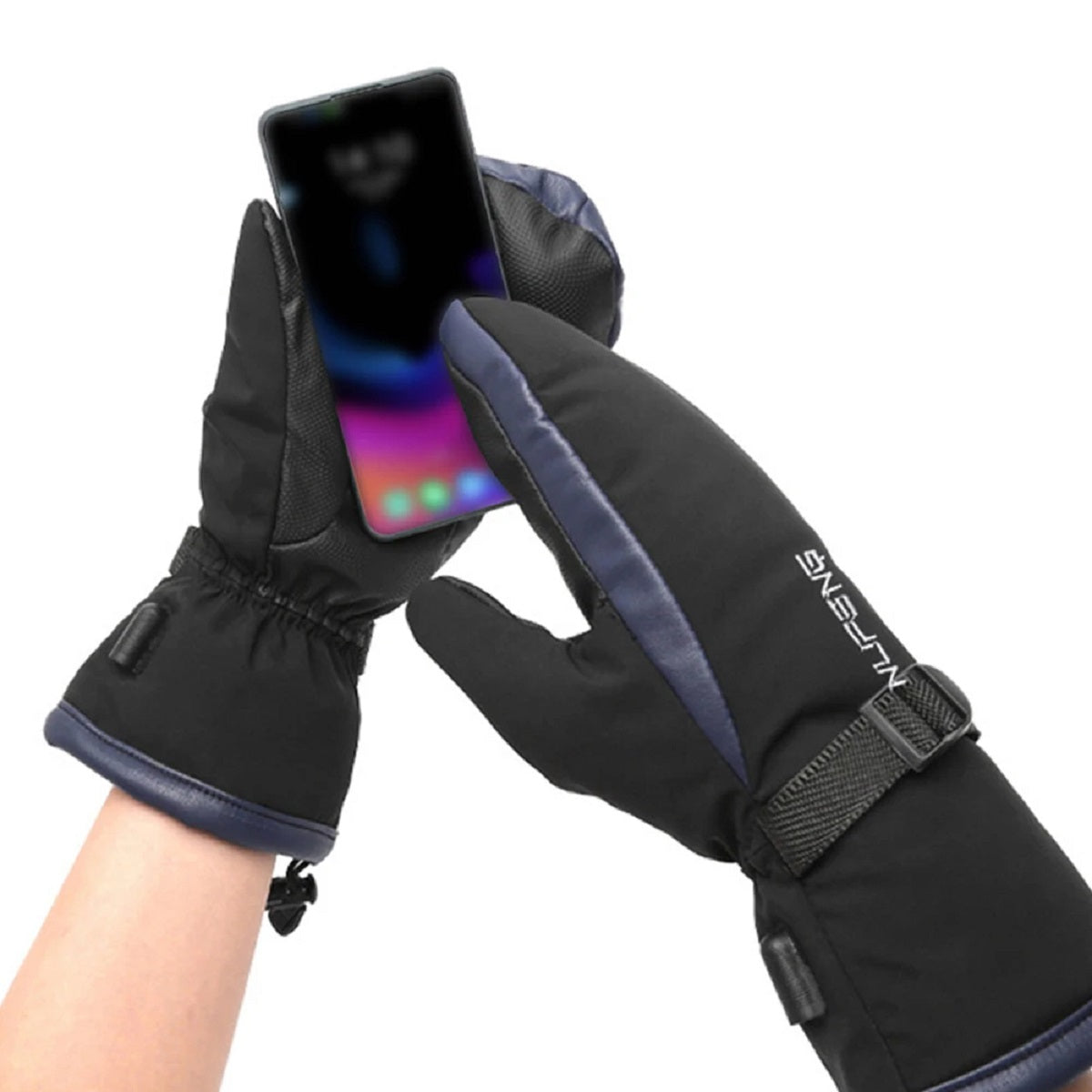 Emeja | USB Elektrische Verwarmde Handschoenen | Plug-and-Play, Dubbelzijdige Verwarming, Waterdicht Ontwerp, Geschikt voor Skiën, Wandelen en Dagelijkse Winterbescherming