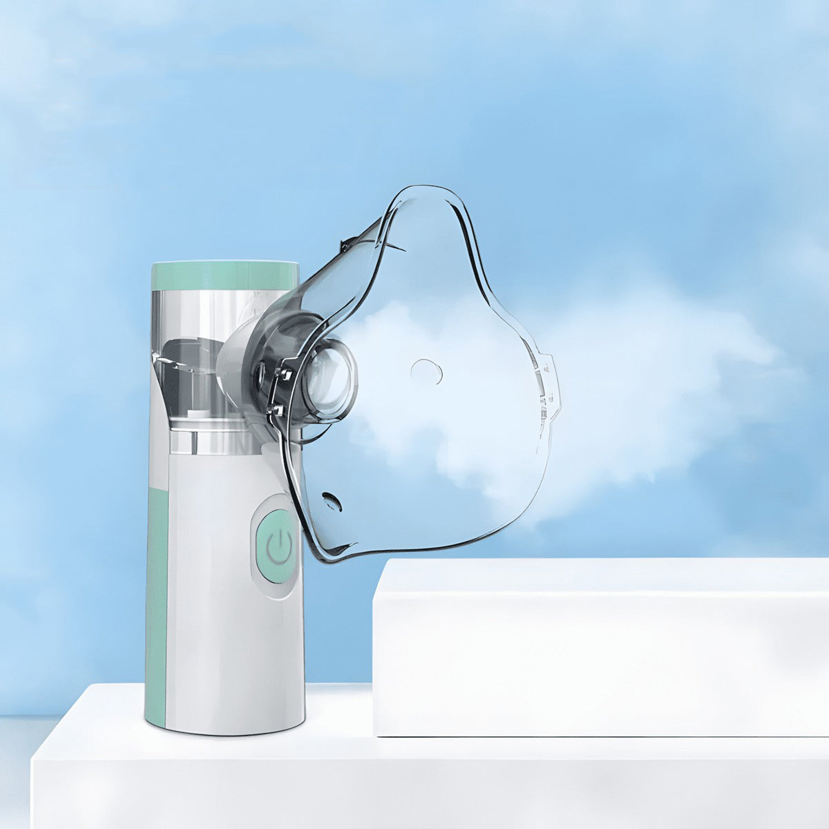 Emeja | Vernevelaar voor Astma Verlichting | Compacte Handheld Inhalator voor Thuis & Reizen