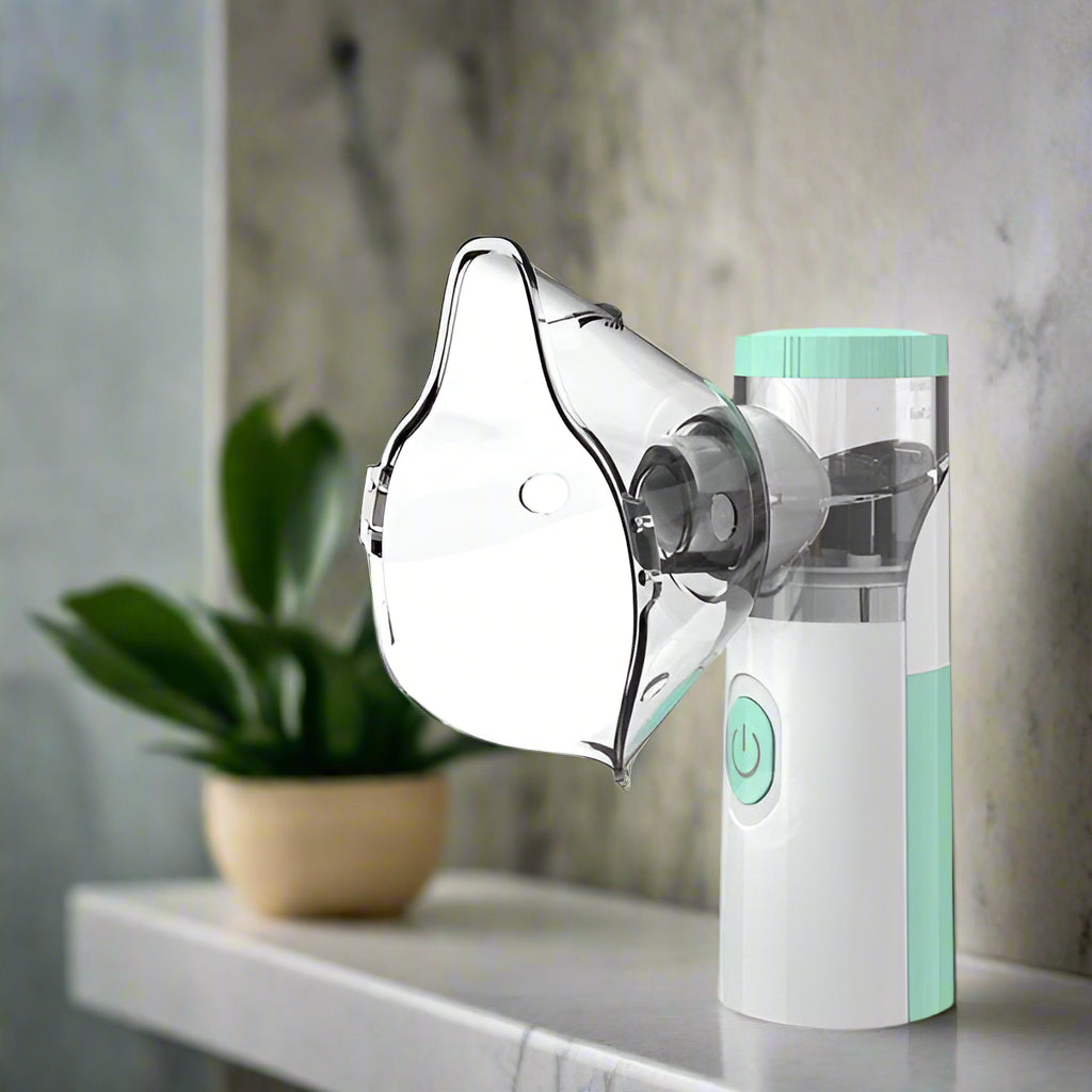 Emeja | Vernevelaar voor Astma Verlichting | Compacte Handheld Inhalator voor Thuis & Reizen