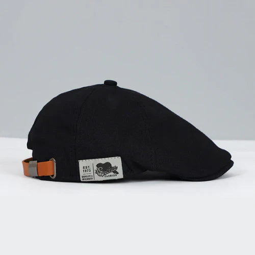 Emeja | Verstelbare Flat Cap voor Mannen met Leren Band