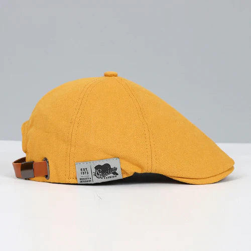 Emeja | Verstelbare Flat Cap voor Mannen met Leren Band