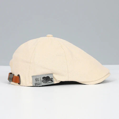 Emeja | Verstelbare Flat Cap voor Mannen met Leren Band