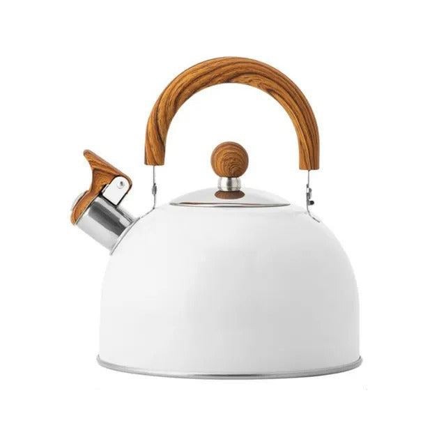 Emeja | Verstelbare RVS Waterkoker | Met Fluitje | 2.5L/3L