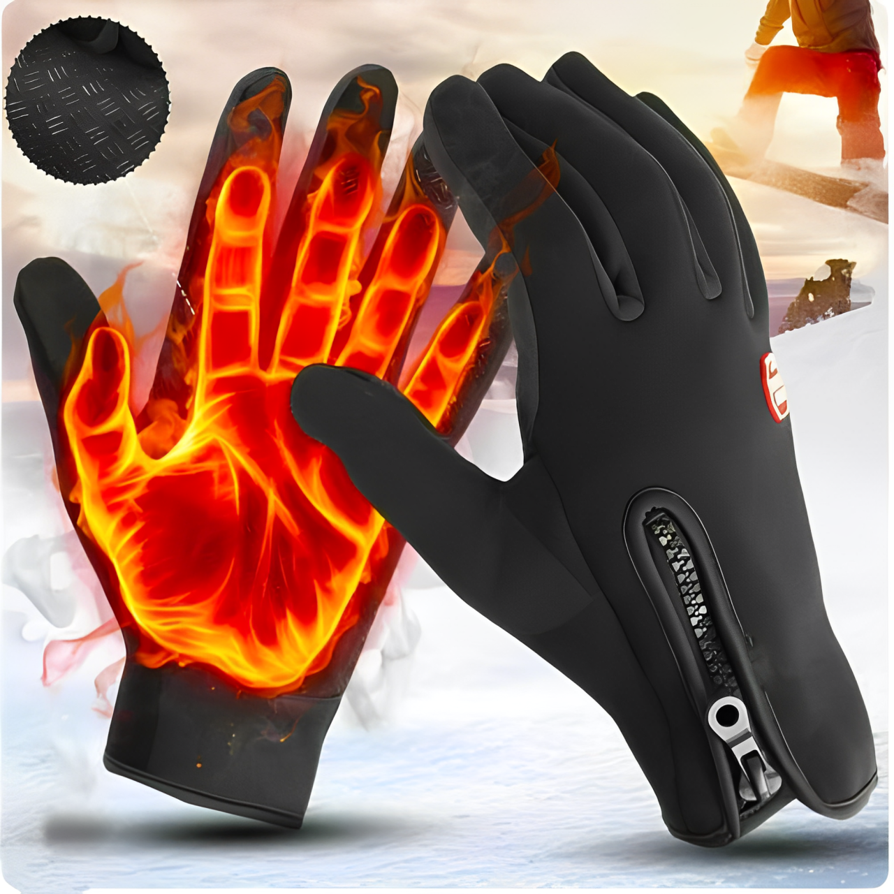 Emeja | Verwarmde Handschoenen Elektrische Verwarming Fietshandschoenen Ski Handschoenen voor Volwassenen