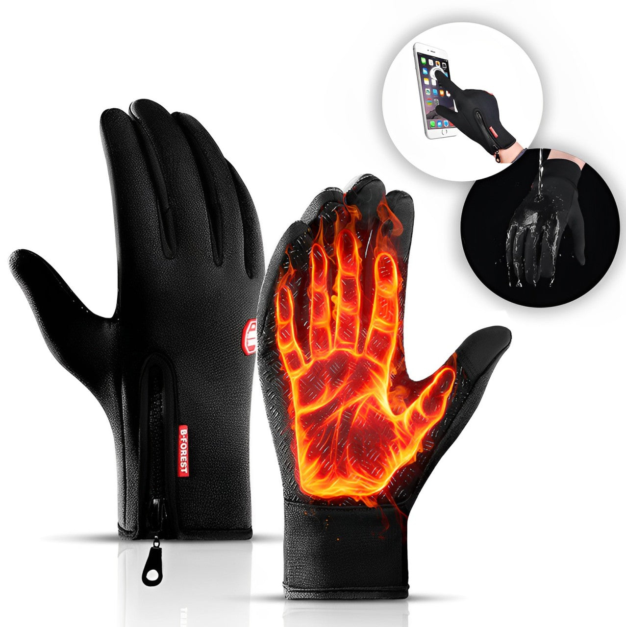 Emeja | Verwarmde Handschoenen Elektrische Verwarming Fietshandschoenen Ski Handschoenen voor Volwassenen