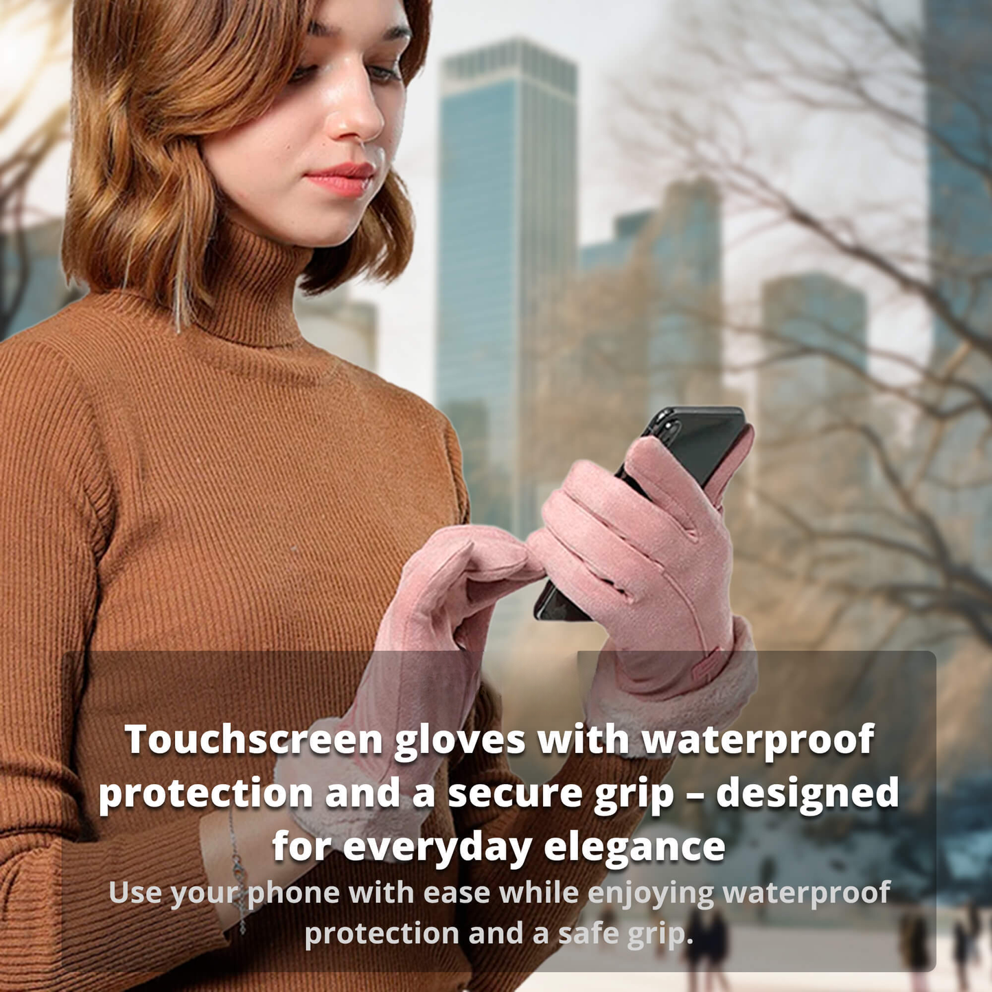 Emeja | Verwarmde Handschoenen voor Vrouwen VK – Dames Thermische Waterdichte Winterhandschoenen met Touchscreen & USB Oplaadbaar Warm Ontwerp