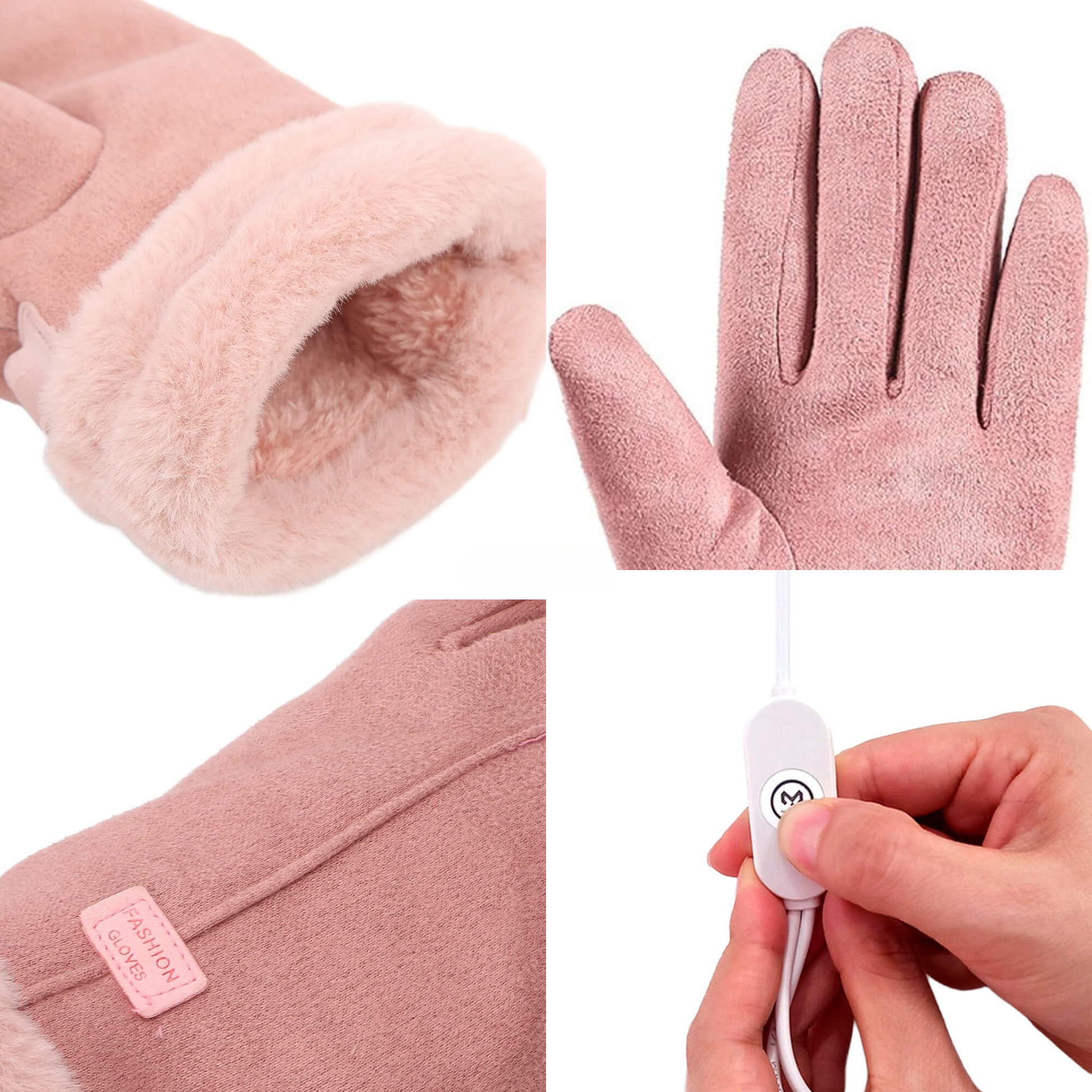 Emeja | Verwarmde Handschoenen voor Vrouwen VK – Dames Thermische Waterdichte Winterhandschoenen met Touchscreen & USB Oplaadbaar Warm Ontwerp
