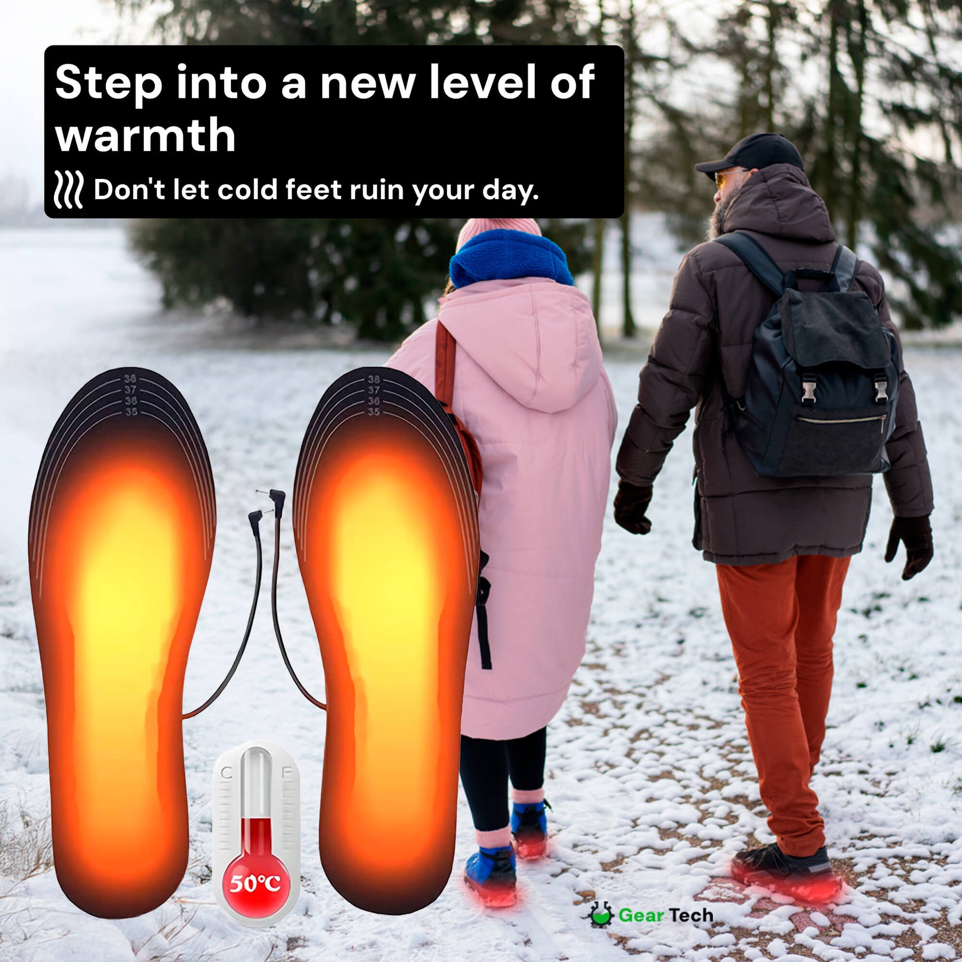 Emeja | verwarmde inlegzolen VK – Beste thermische schoeninlegzolen voor laarzen, werkschoenen en dagelijks wintercomfort