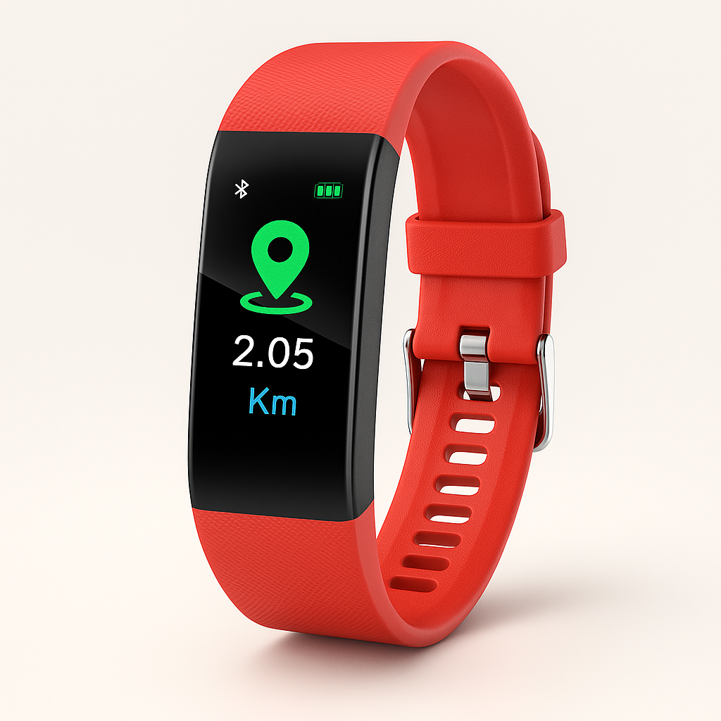Emeja | VitaWatch | Senior Smartwatch met Gezondheidsmonitor en Groot LED-scherm