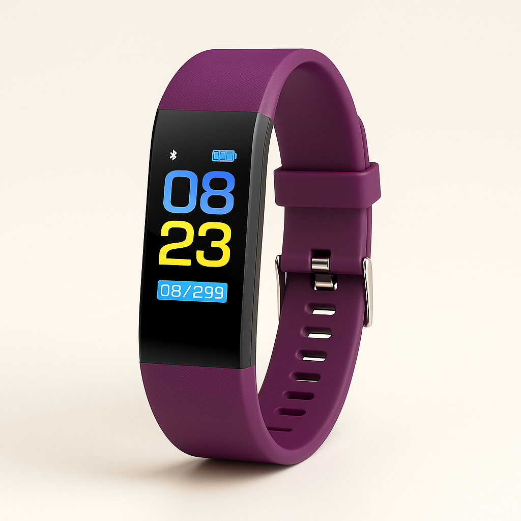Emeja | VitaWatch | Senior Smartwatch met Gezondheidsmonitor en Groot LED-scherm