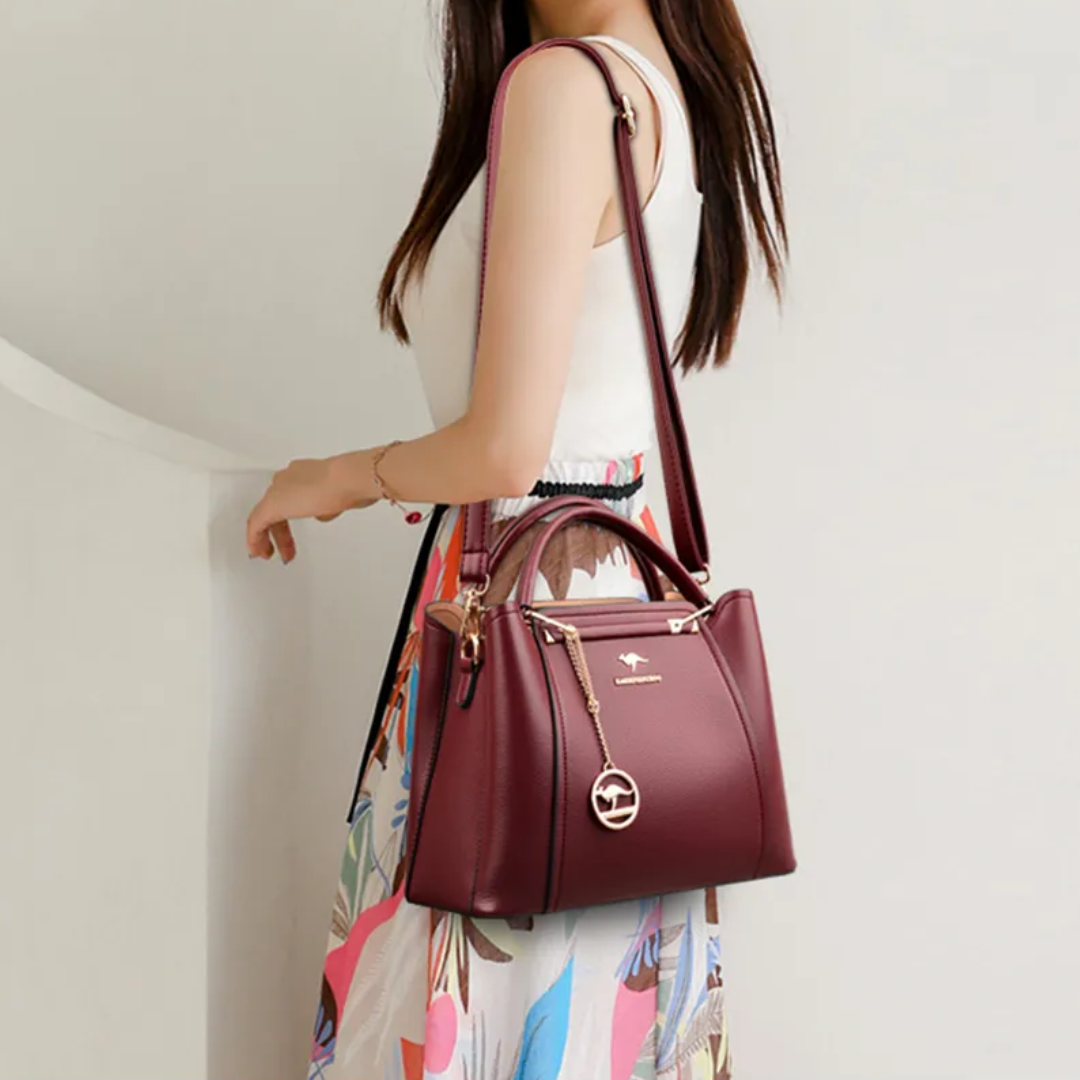 Emeja | Vivian Luxe Schoudertas – Elegante PU Leren Handtas met Crossbody Strap