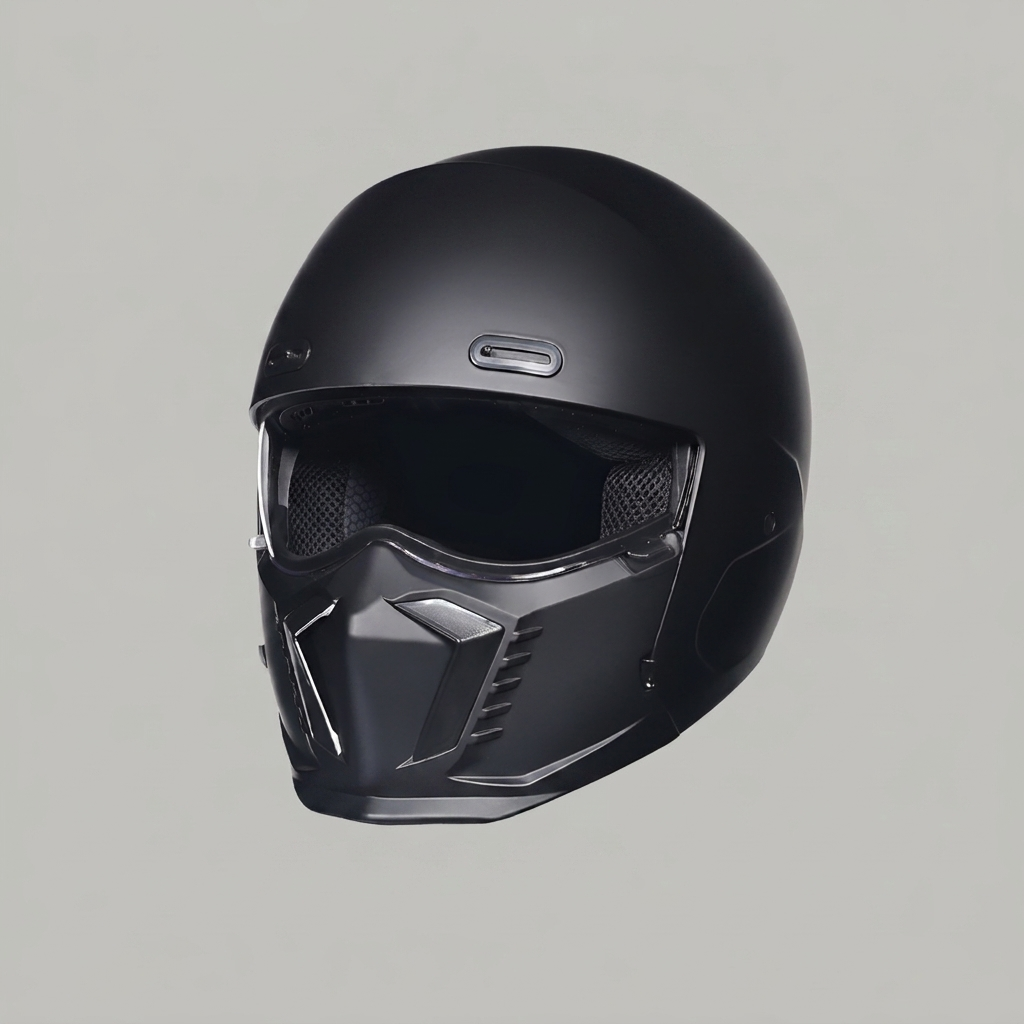 Emeja | Volledige Gezichts Motorhelm met Geïntegreerde Masker