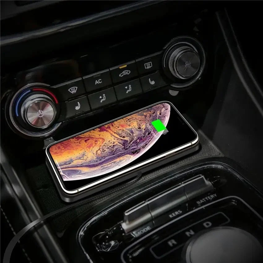 Emeja | Voltigo Draadloze Oplaadpad | 15W Snellader | Antislip & Ultra-Dun | Compatibel met iPhone & Samsung