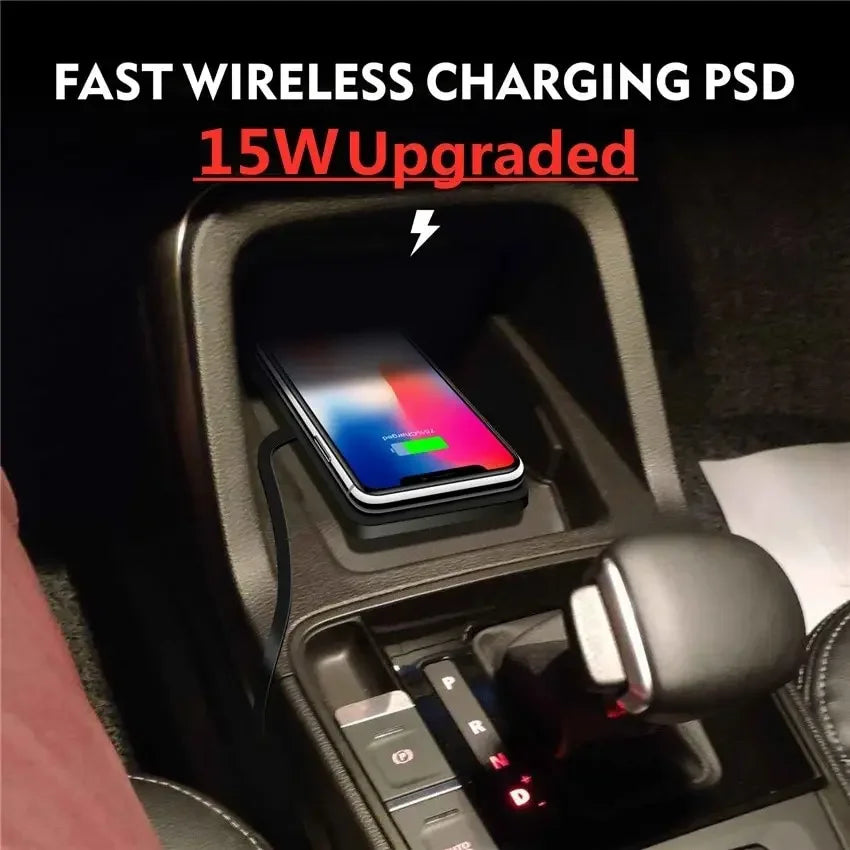 Emeja | Voltigo Draadloze Oplaadpad | 15W Snellader | Antislip & Ultra-Dun | Compatibel met iPhone & Samsung