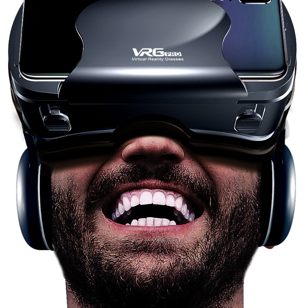 Emeja | VR-headset met geïntegreerde hoofdtelefoon voor iPhone Android