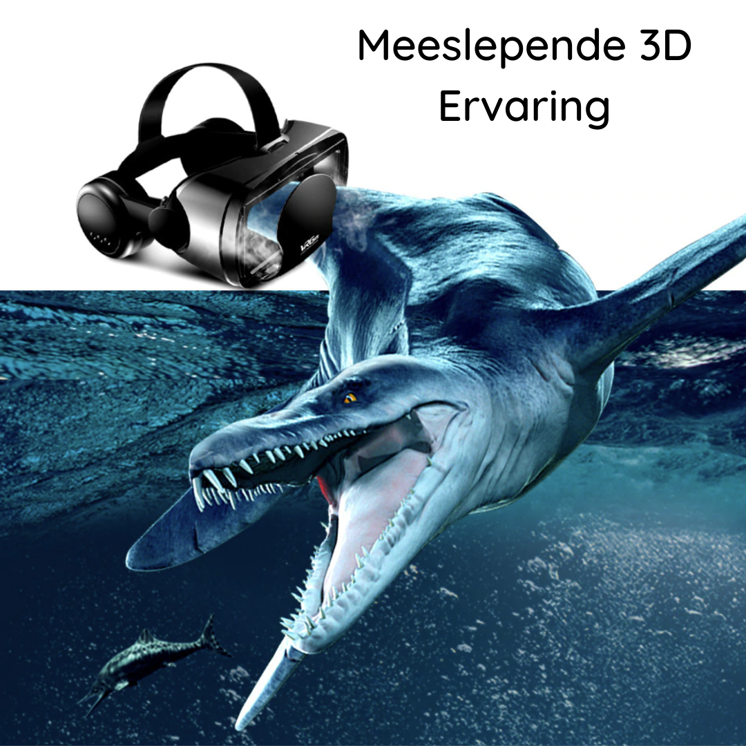 Emeja | VR-headset met geïntegreerde hoofdtelefoon voor iPhone Android