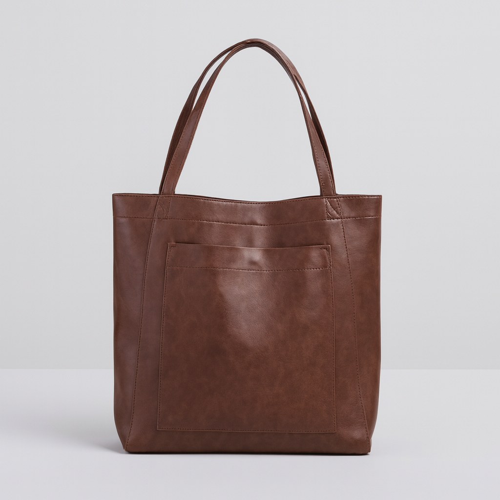 Emeja | Vrouwen Gestructureerde Tote Bag met Buitenste Vakken