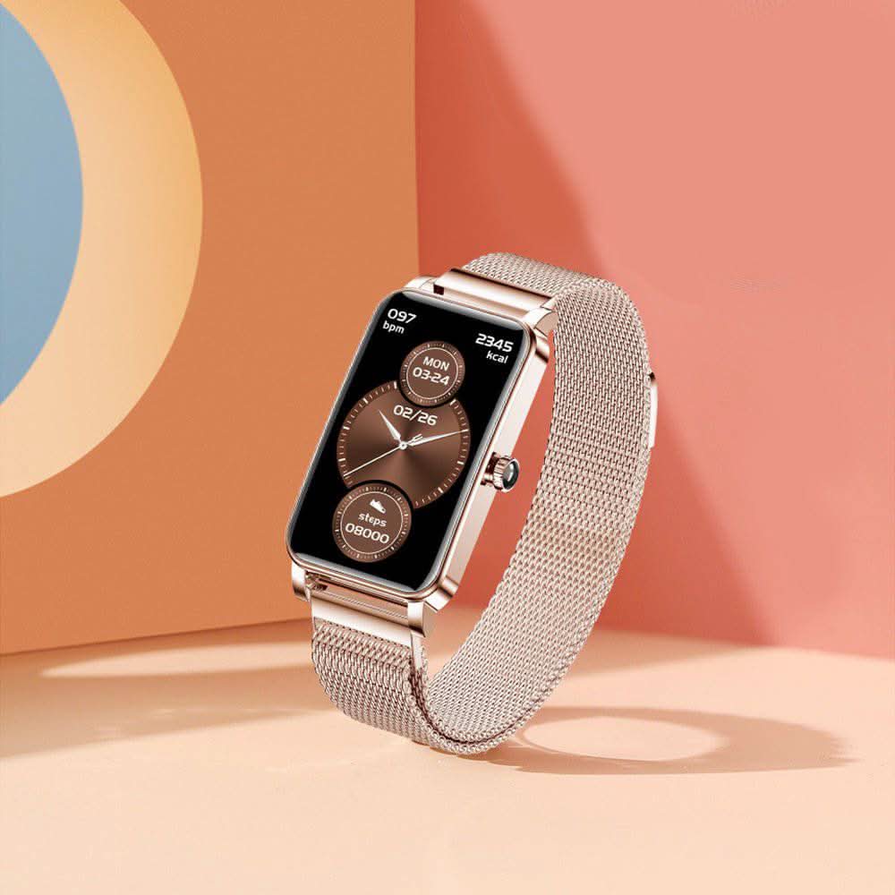 Emeja | Vrouwen Smartwatch met Fitness Tracking & Meldingen