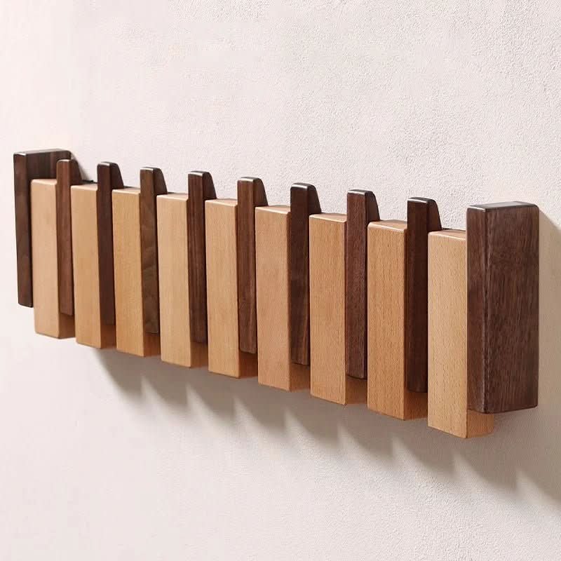 Emeja | Wandhaak in Piano Ontwerp | Handgemaakt Hout | Natuur