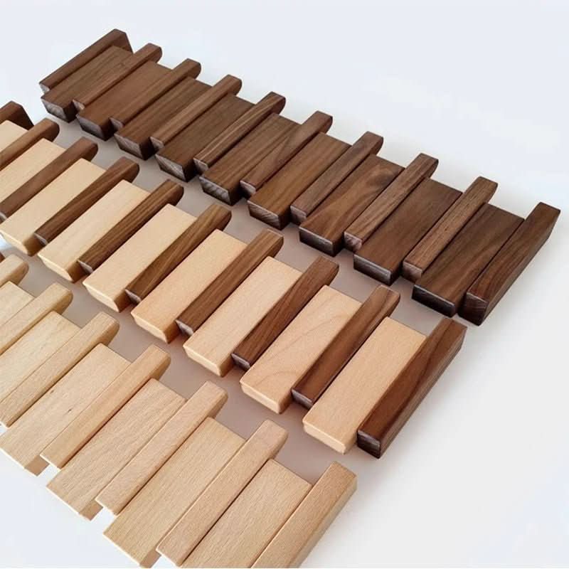 Emeja | Wandhaak in Piano Ontwerp | Handgemaakt Hout | Natuur