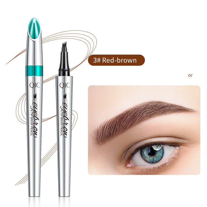 Emeja | Waterdichte 3D Microblading Oogbrowpotlood met 4 Vorkpunten