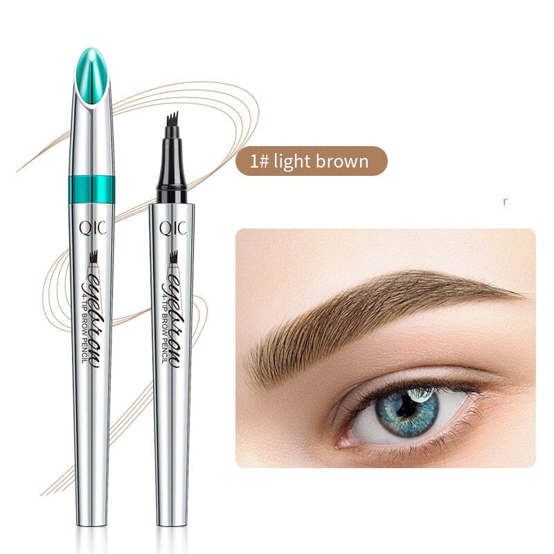 Emeja | Waterdichte 3D Microblading Oogbrowpotlood met 4 Vorkpunten