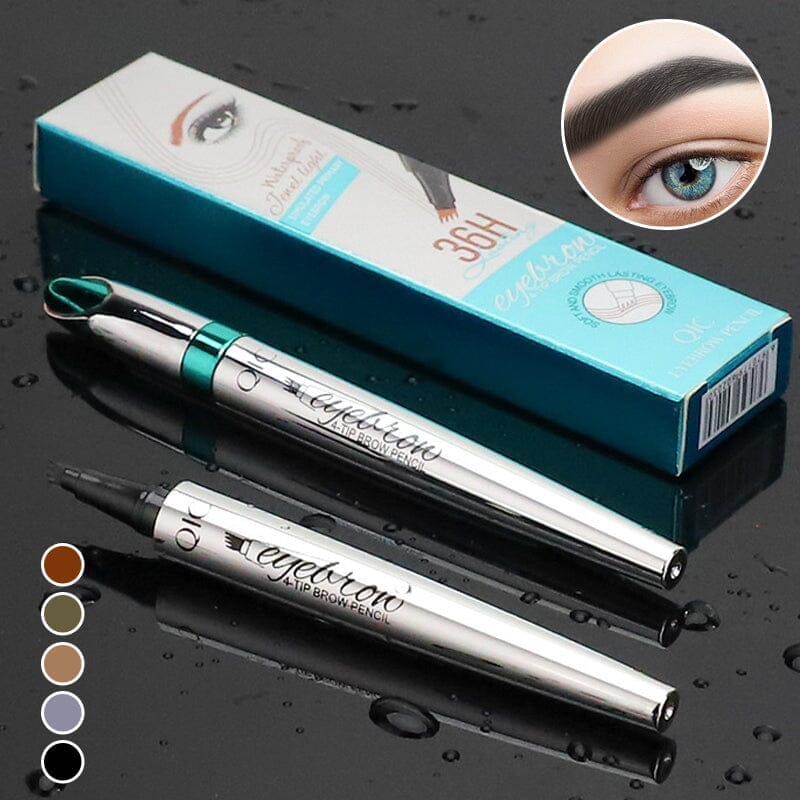 Emeja | Waterdichte 3D Microblading Oogbrowpotlood met 4 Vorkpunten