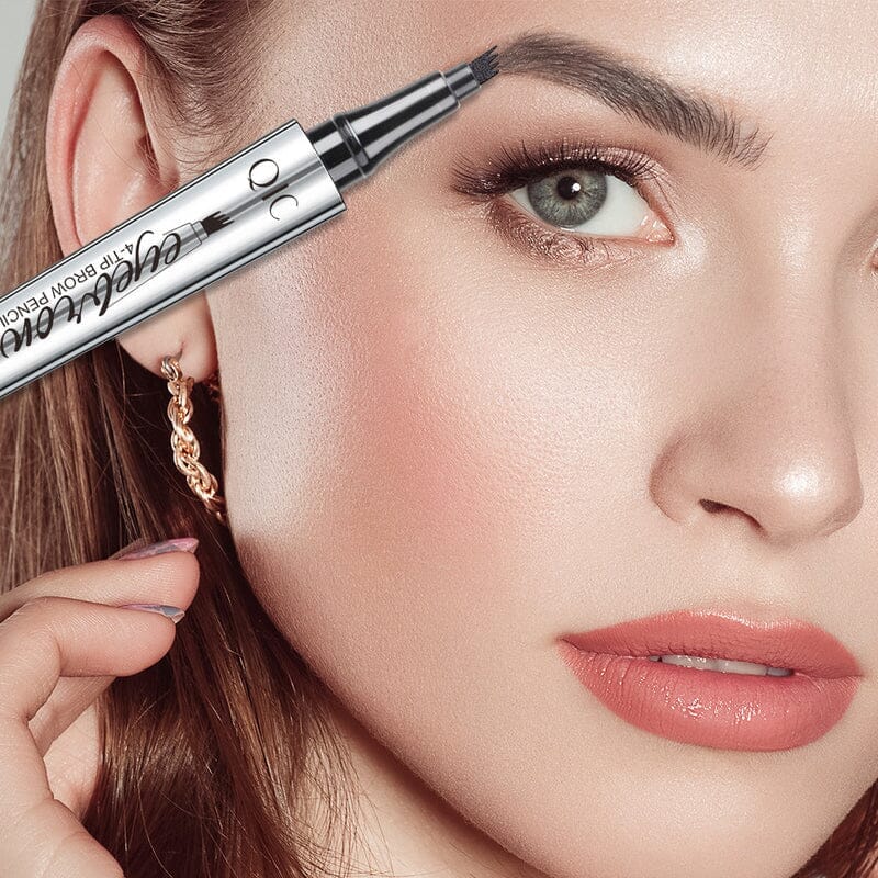 Emeja | Waterdichte 3D Microblading Oogbrowpotlood met 4 Vorkpunten