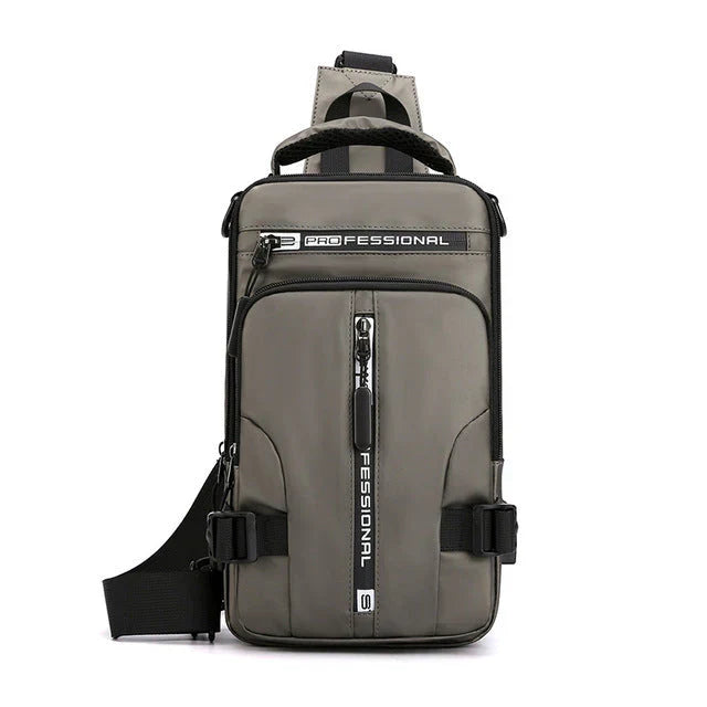 Emeja | Waterdichte Crossbody Sling Bag voor Mannen met USB-poort