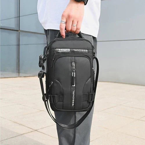 Emeja | Waterdichte Crossbody Sling Bag voor Mannen met USB-poort