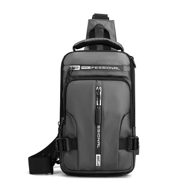 Emeja | Waterdichte Crossbody Sling Bag voor Mannen met USB-poort