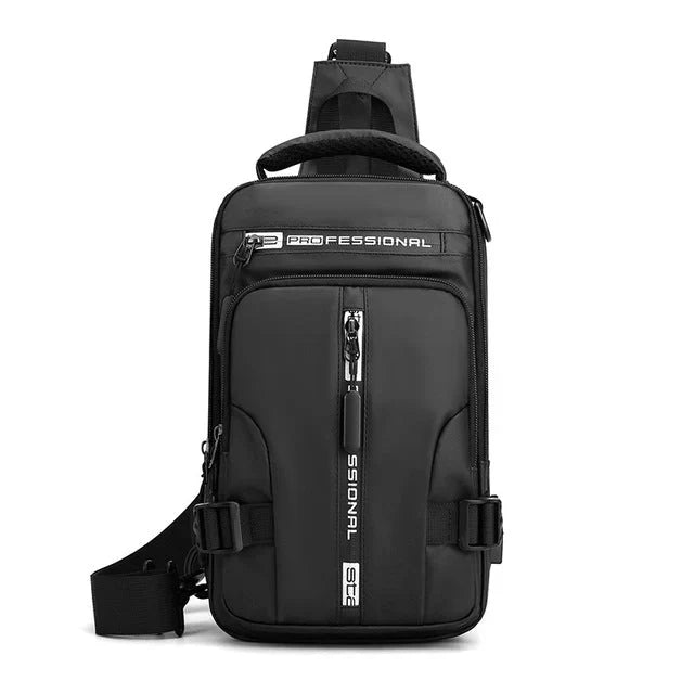 Emeja | Waterdichte Crossbody Sling Bag voor Mannen met USB-poort