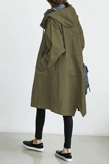 Emeja | Waterdichte en Winddichte Trenchcoat voor Dames met Kap