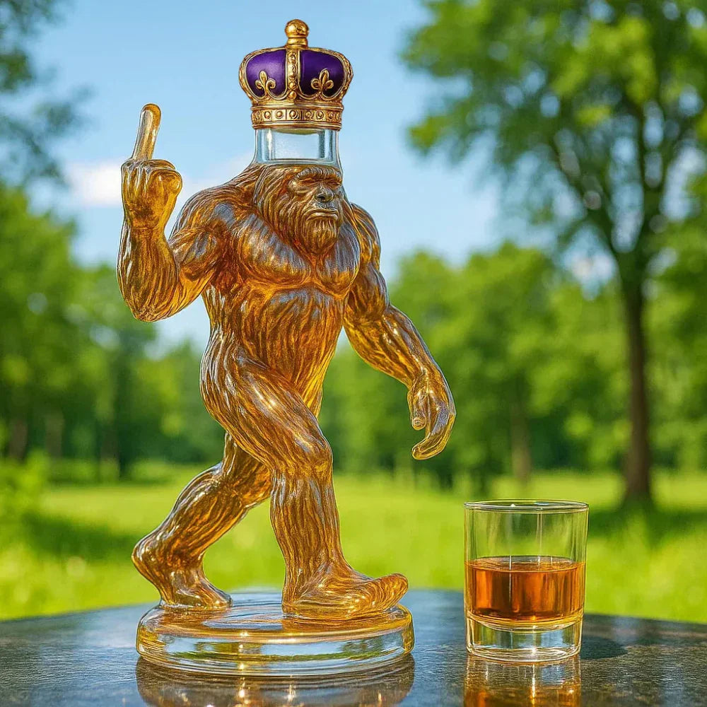Emeja | Whiskey Decanteur Grappige Bigfoot Glazen Fles