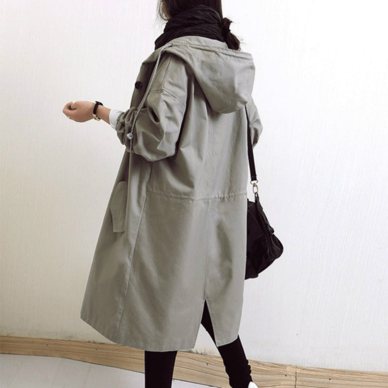 Emeja | Winddichte Dames Trenchcoat met Kap