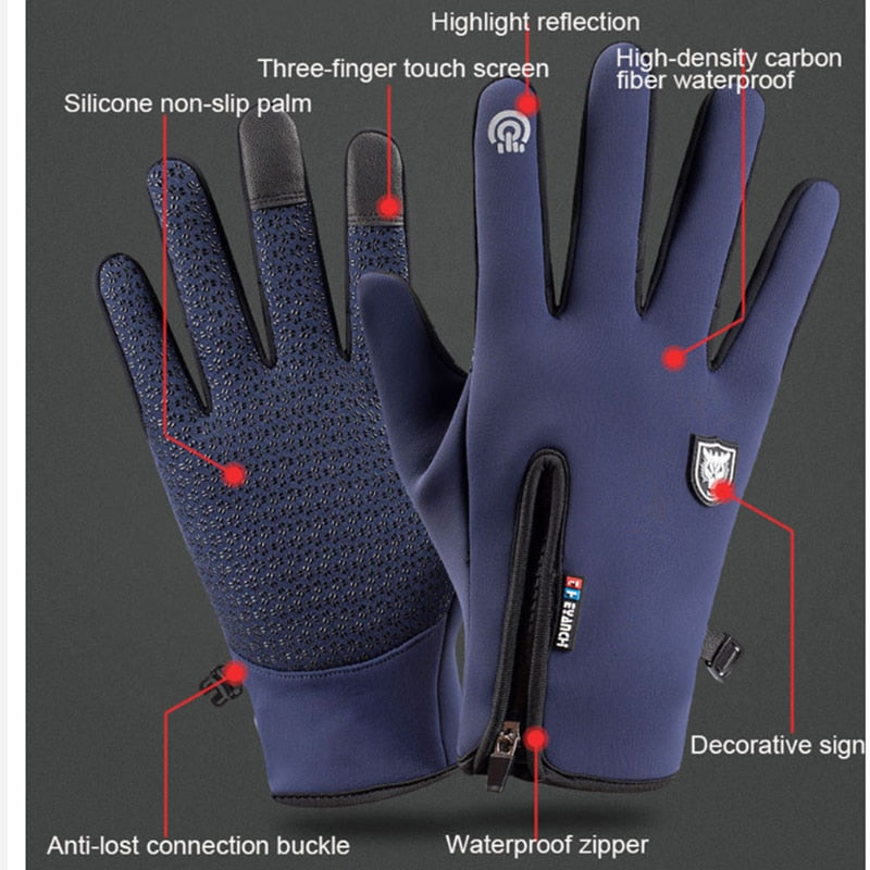 Emeja | Winter Waterdichte Thermische Touchscreen Handschoenen