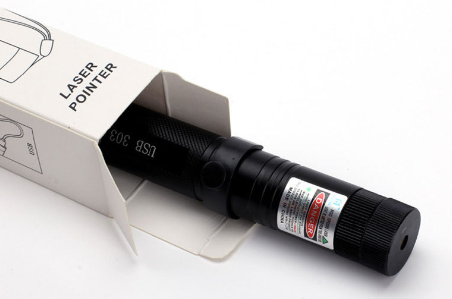 Emeja | Zelara-Power Laserpointer 303 - Oplaadbare Zichtbare USB Laserpointer met Hoge Vermogen