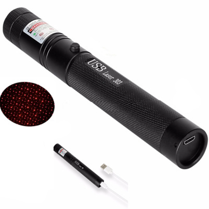 Emeja | Zelara-Power Laserpointer 303 - Oplaadbare Zichtbare USB Laserpointer met Hoge Vermogen