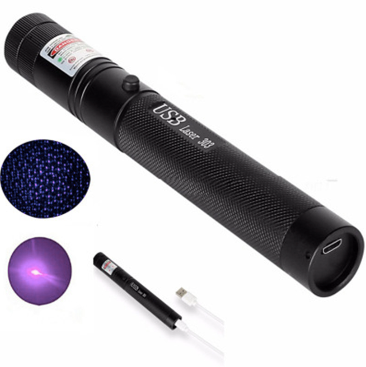 Emeja | Zelara-Power Laserpointer 303 - Oplaadbare Zichtbare USB Laserpointer met Hoge Vermogen