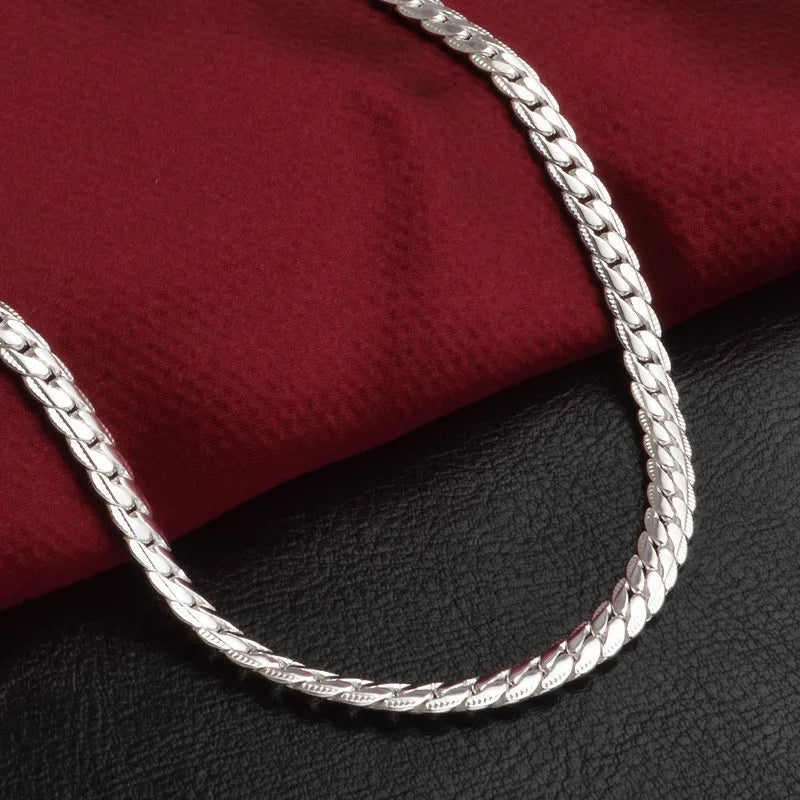 Emeja | Zilveren Geluksketting – 925 Sterling Zilveren Ketting voor Tijdloze Elegantie