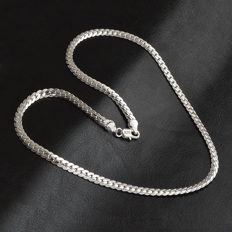 Emeja | Zilveren Geluksketting – 925 Sterling Zilveren Ketting voor Tijdloze Elegantie