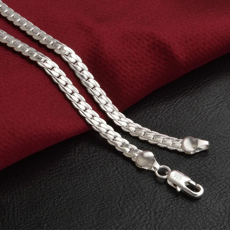 Emeja | Zilveren Geluksketting – 925 Sterling Zilveren Ketting voor Tijdloze Elegantie